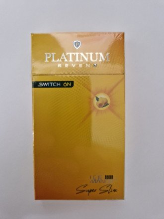 Сигареты Platinum Orange Super Slims (кнопка) оптом  