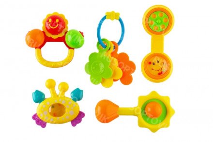 Погремушки  Baby Toys 5 в 1 оптом 