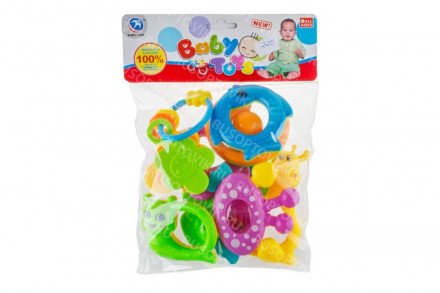 Погремушки  Baby Toys 8 в 1 оптом 