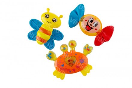 Прорезыватель-погремушка Baby Teether Rattle оптом 