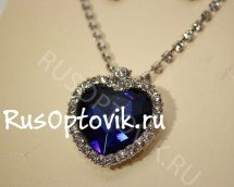 Комплект ожерелье и серьги &quot;Сердце Океана&quot; оптом