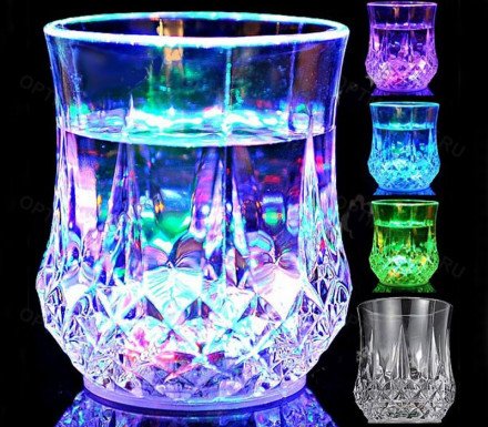 Светящийся стакан Inductive rainbow COLOR CUP оптом 