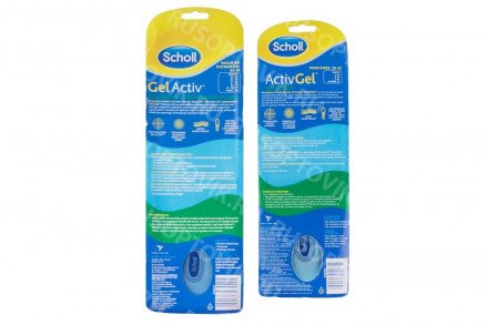 Гелевые стельки для обуви Scholl ActivGel оптом 