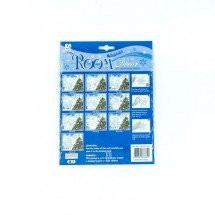 Новогодние наклейки на стекло Room Decor 24 х 18 см оптом
