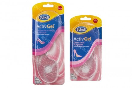 Гелевые стельки для обуви Scholl ActivGel для открытой обуви оптом 