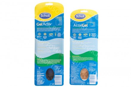 Cтельки для обуви Scholl Gel Activ оптом 