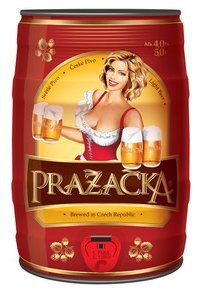 Пиво светлое Prazacka Svetle 4% 5л оптом 