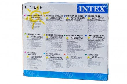 Надувной детский бассейн &quot;Flowers&quot; 168х40см Intex оптом 