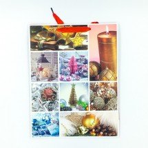 Новогодний подарочный крафт-пакет 40 х 30 см оптом