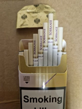 Сигареты Sobranie Gold Nano оптом 
