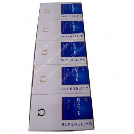 Сигареты Omega Aqua Blue Superslims оптом 