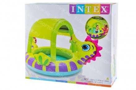 Надувной детский бассейн &quot;Sea Horse&quot; 188х147х104см Intex оптом 