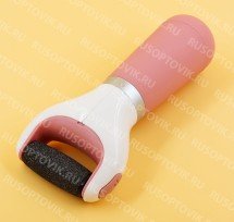 Роликовая электрическая пилка стоп Velvet Smooth (розовая) оптом