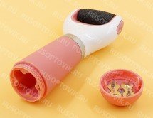 Роликовая электрическая пилка стоп Velvet Smooth (розовая) оптом