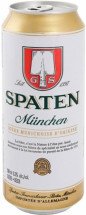 Пиво светлое Spaten Munchen в банке 5.2% 0.5л оптом