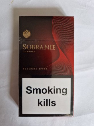 Сигареты Sobranie Element Ruby Super Slims оптом 