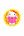 Hello Kitty Glitter Slewing Ring 360 оптом 