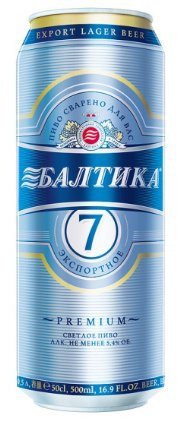 Пиво светлое Балтика 7 в банке 1л оптом Пиво светлое Балтика 7 в банке 1л оптом