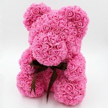 Мишка из роз 38 см оптом