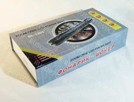 Фонарь-электрошокер Молния BL-1203 оптом 