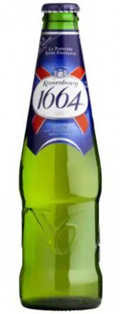 Пиво светлое Kronenbourg 1664 4,5% 0.46л оптом 