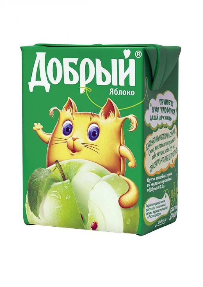 Сок Добрый яблочный 0,2 л оптом Сок Добрый яблочный 0,2 л оптом