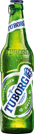 Пиво светлое Tuborg Green 4,6% 0.5л оптом 