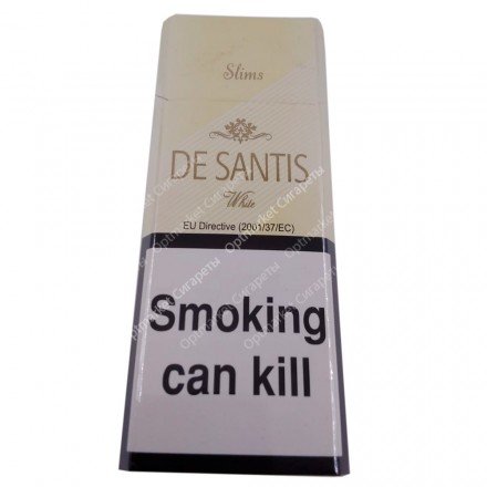 Сигареты DE SANTIS White Slims оптом 