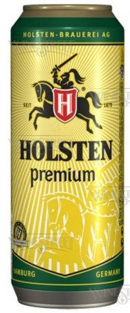 Пиво светлое Holsten в банке 4,8% 0.5л оптом 