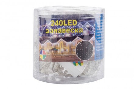 Гирлянда &quot;Занавеска&quot; 240 миниламп оптом 