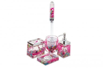 Набор ванных принадлежностей Acrylic Bathroom Set 4 предмета оптом 