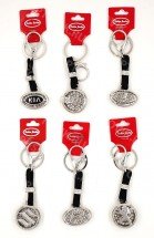 Автомобильные брелоки Fashion Jewelry (серебристого цвета) оптом