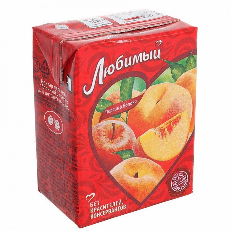 Напиток Любимый солнечный нектарин 0,2 Л оптом Напиток Любимый солнечный нектарин 0,2 Л оптом