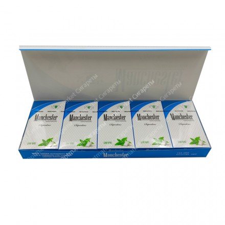 Сигареты Manchester Gum Mint Superslims оптом 