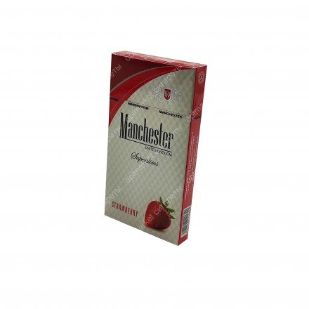 Сигареты Manchester Strawberry Superslims оптом 