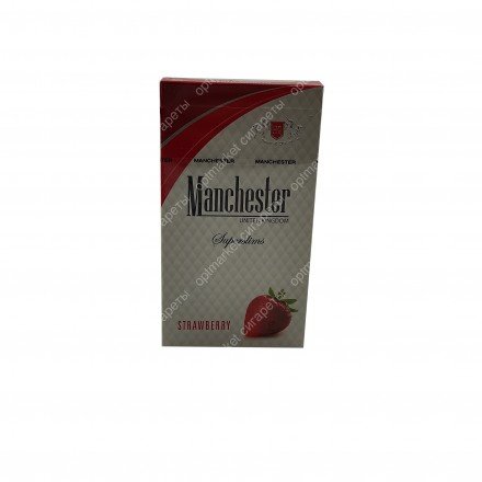 Сигареты Manchester Strawberry Superslims оптом 