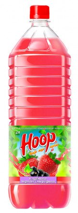 Напиток негазированный Hoop клубника-чёрная смородина 2 Л оптом 