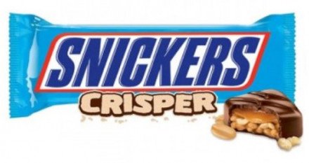 Шоколадный батончик Snickers Crisper 40 г оптом 