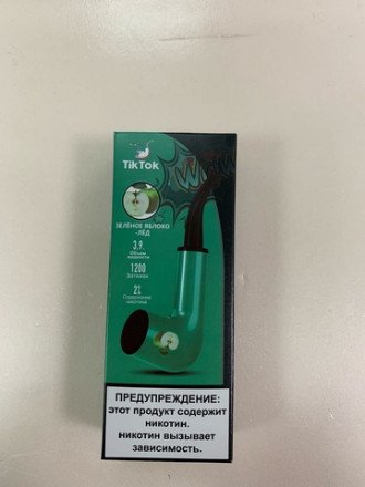 Электронная сигарета Tik Tok 1200 затяжек в асс. 