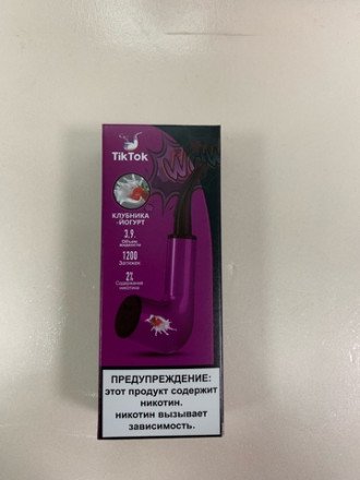 Электронная сигарета Tik Tok 1200 затяжек в асс. 