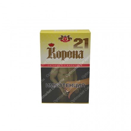 Сигареты Корона 21 Желтая (ОРИГИНАЛ) оптом 