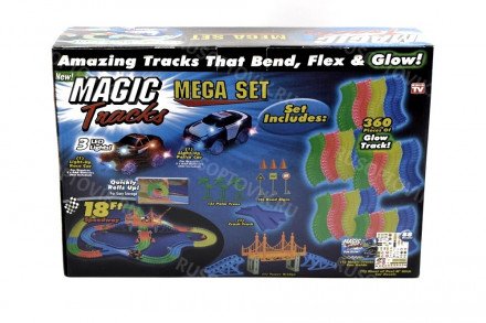 Гоночный трек Magic Tracks Mega Set 360 деталей оптом 