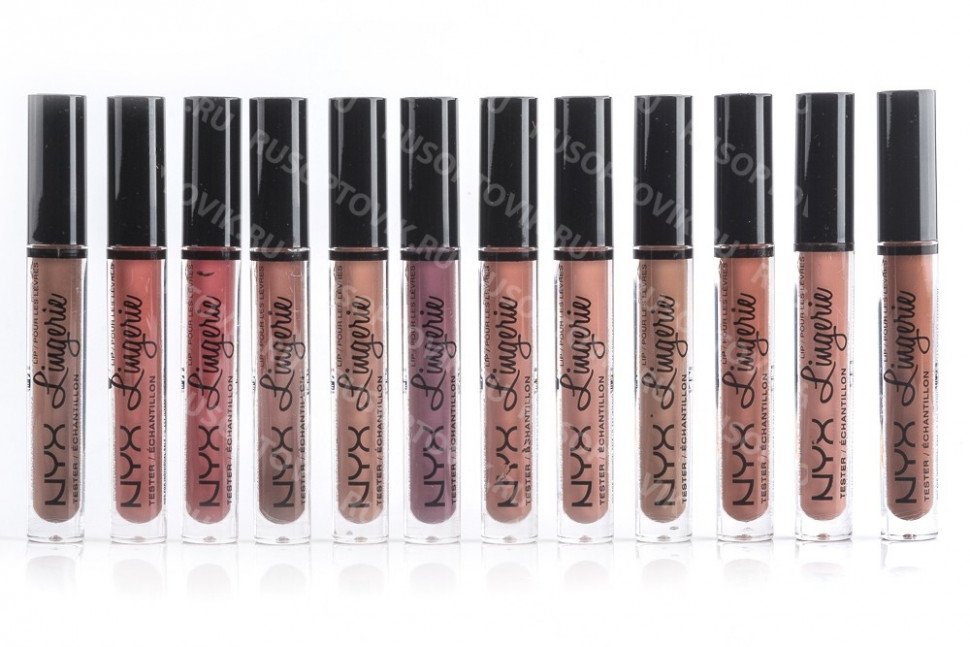 Жидкая матовая помада Nyx Lip Lingerie (24шт) оптом Жидкая матовая помада Nyx Lip Lingerie (24шт) оптом