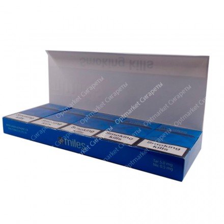 Сигареты 7 Miles Super Slims Blue оптом 
