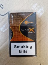  Сигареты Line X Nano Orange с кнопкой оптом