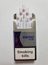 Сигареты Keno Blueberry Mint (кнопка) оптом