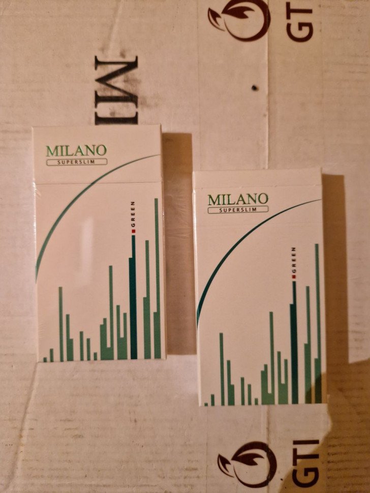 Сигареты Milano Super Slim Mentol оптом Сигареты Milano Super Slim Mentol оптом