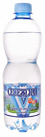 Вода минеральная Сенежская газированная 0,5 л оптом Вода минеральная Сенежская газированная 0,5 л оптом