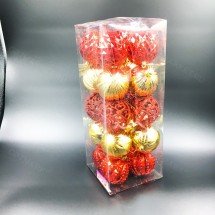 Ёлочные шары 8 см 20 шт оптом