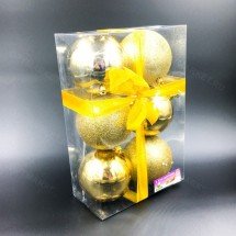 Ёлочные шары 7 см 6 шт оптом